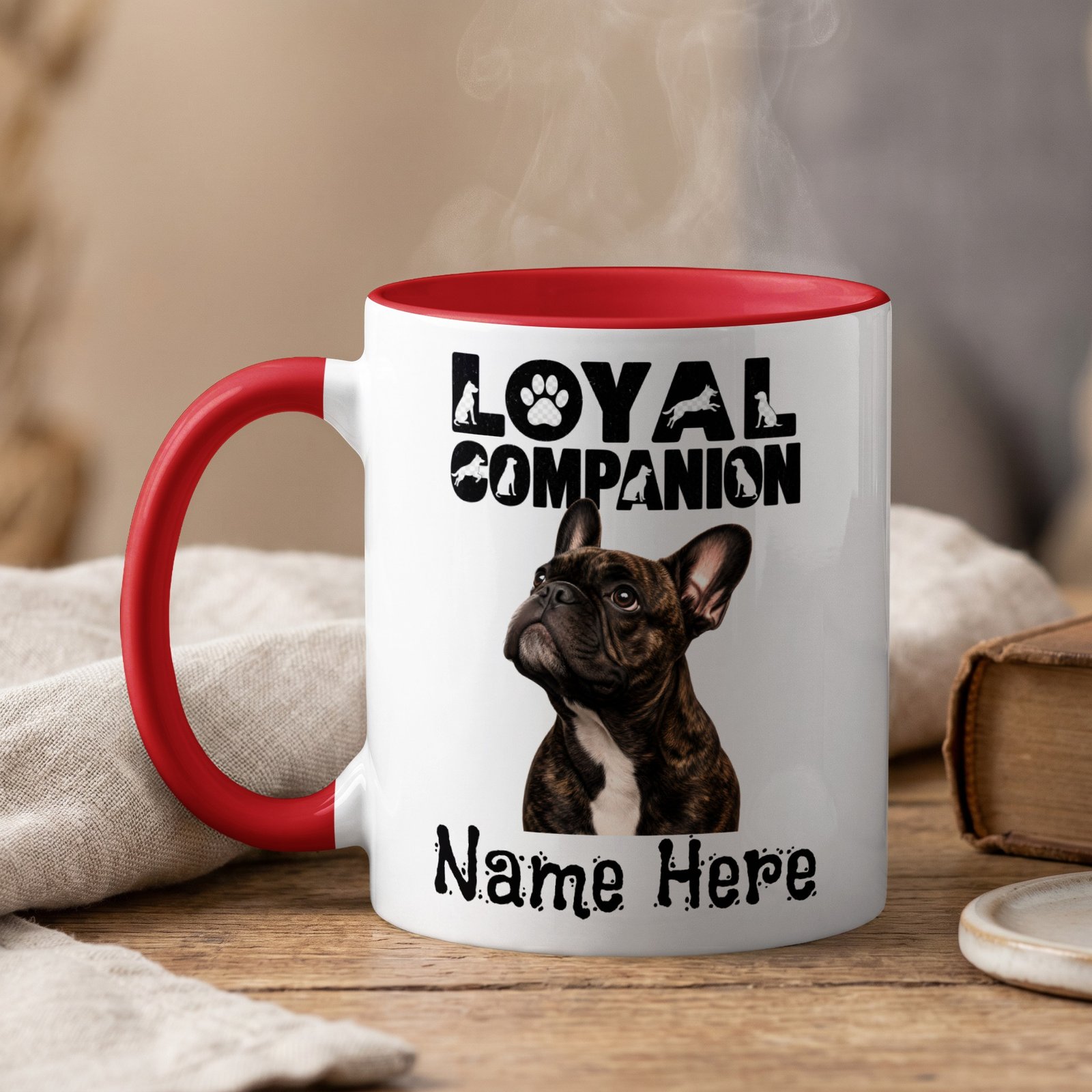Loyal Companion French Bulldog Coffee Mug - Image 3
