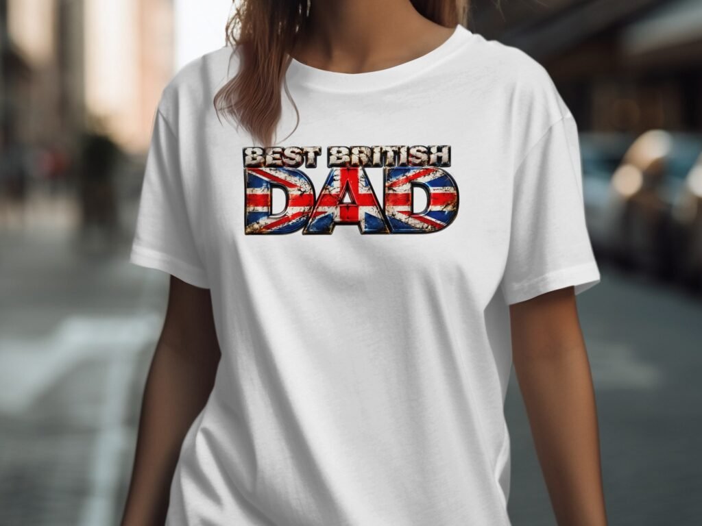 Best British Dad T Shirt