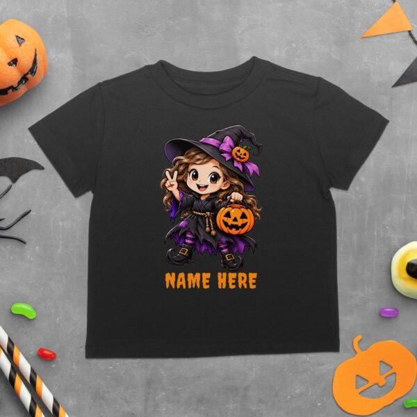 Cute Anime Witch Halloween T-Shirt