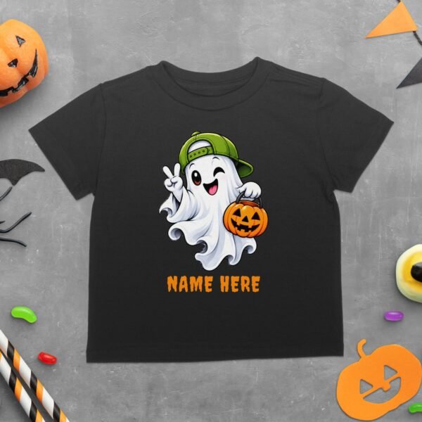 Cute Ghost Trick or Treat Halloween T-Shirt
