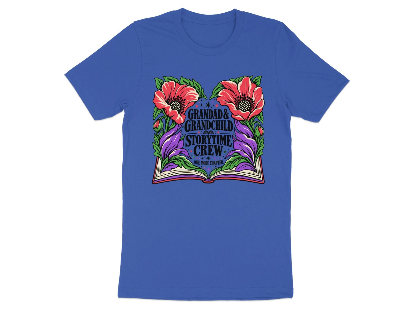 Grandad & Grandchild Storytime Crew T-Shirt - Image 5
