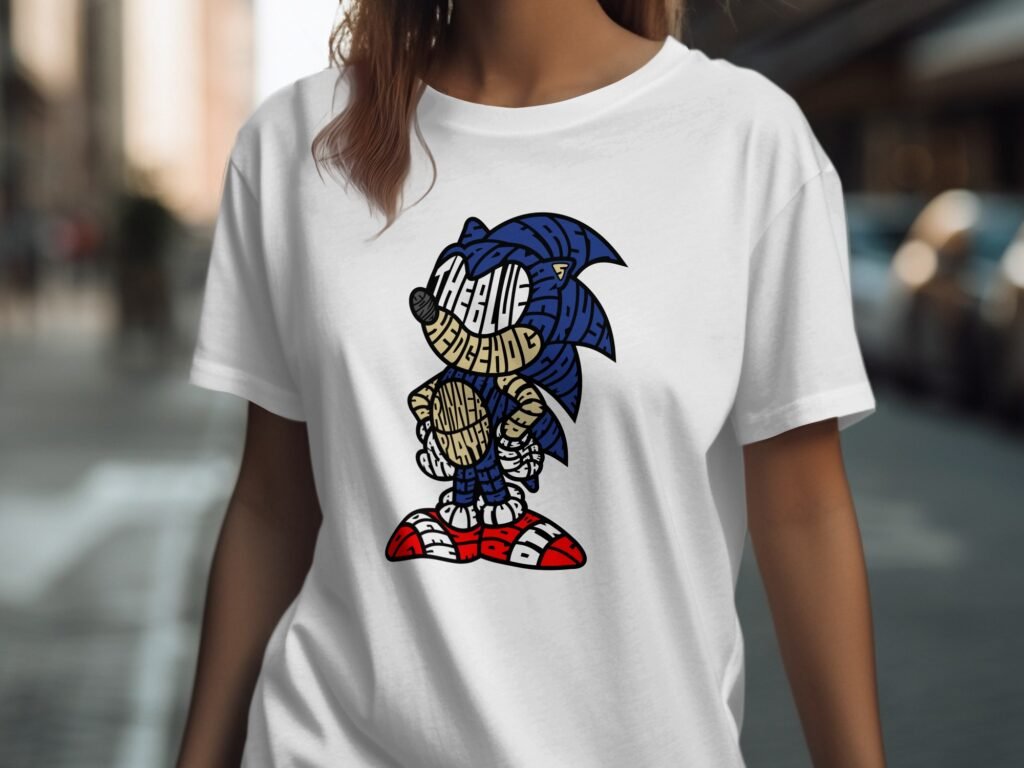 Retro Typography Graphic T-Shirt