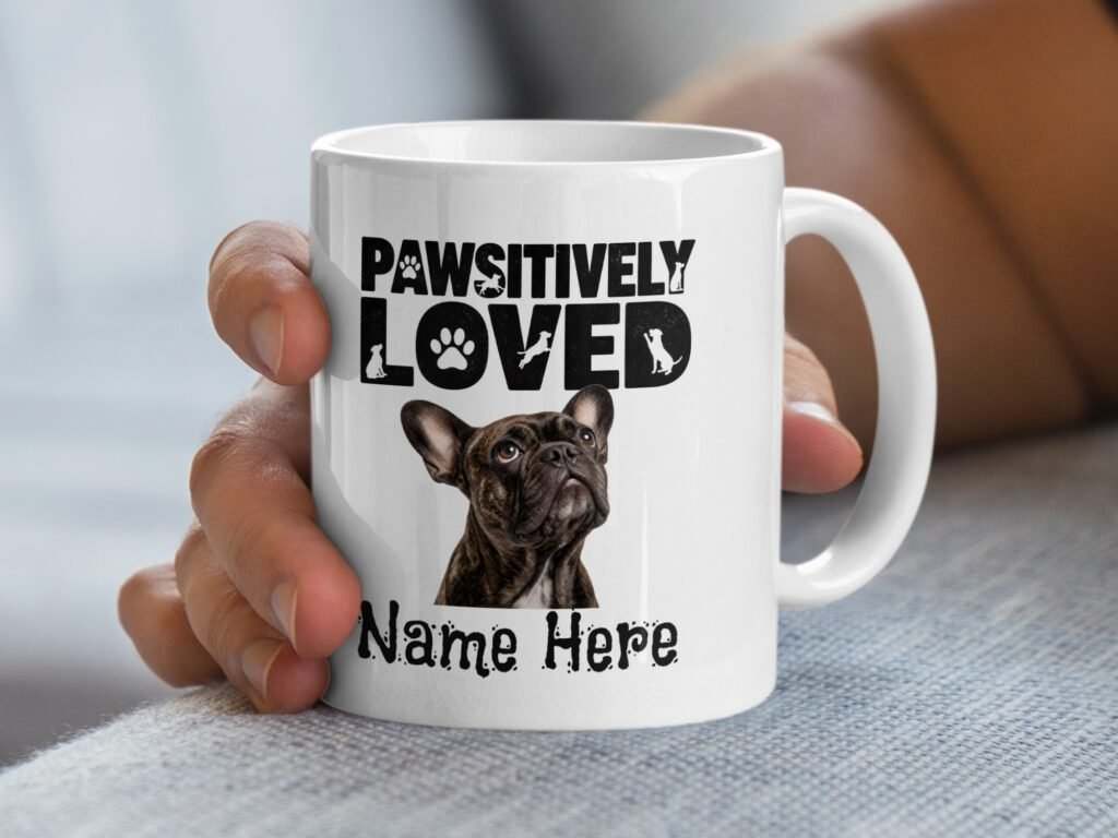Personalized French Bulldog Mug - Pawsitively Loved