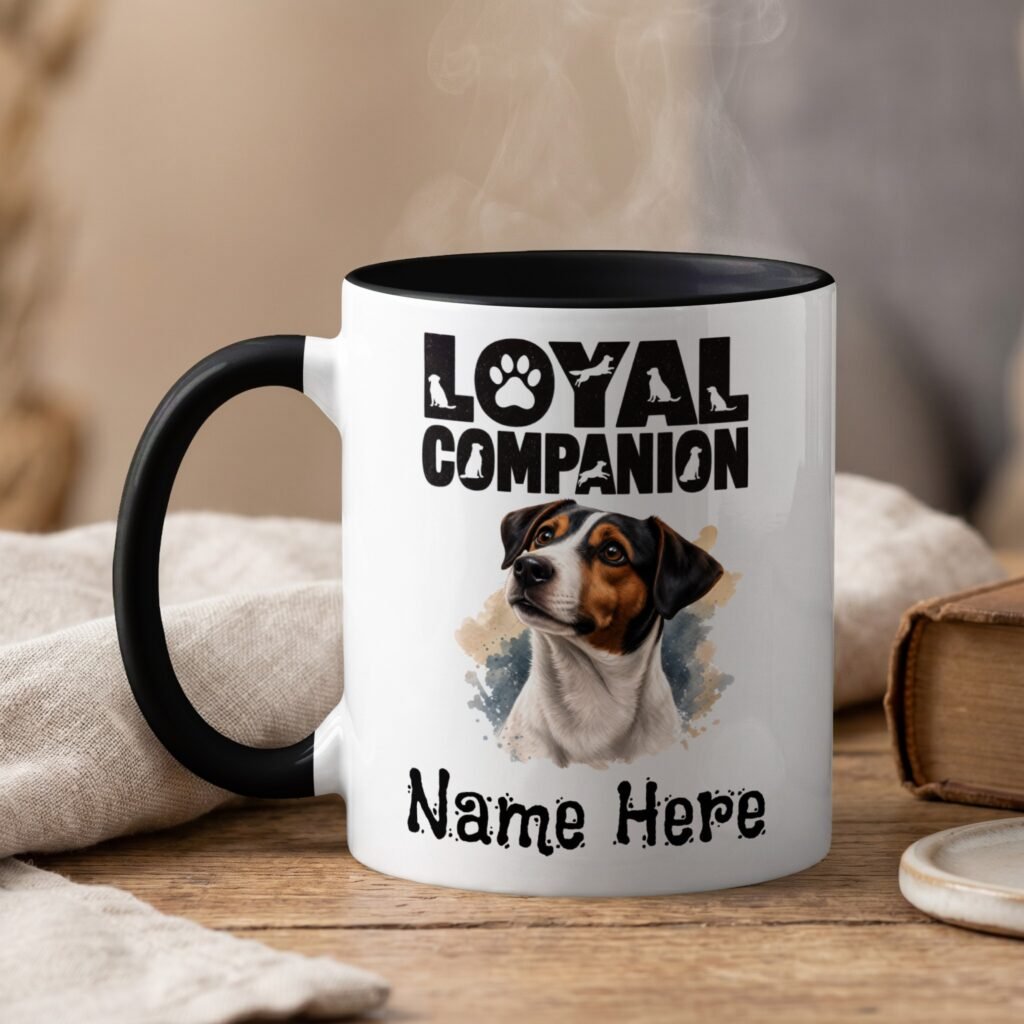 Custom Loyal Companion Jack Russell Dog Mug