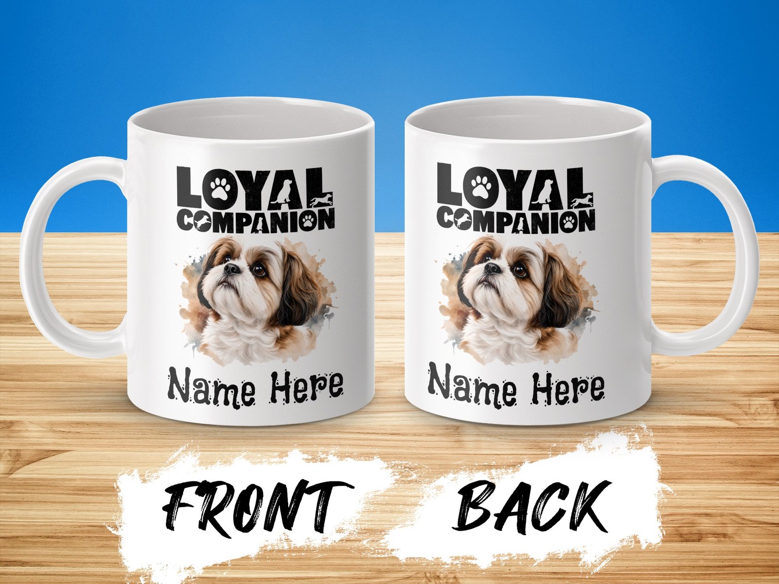 Custom Shih Tzu Loyal Companion Coffee Mug - Image 2