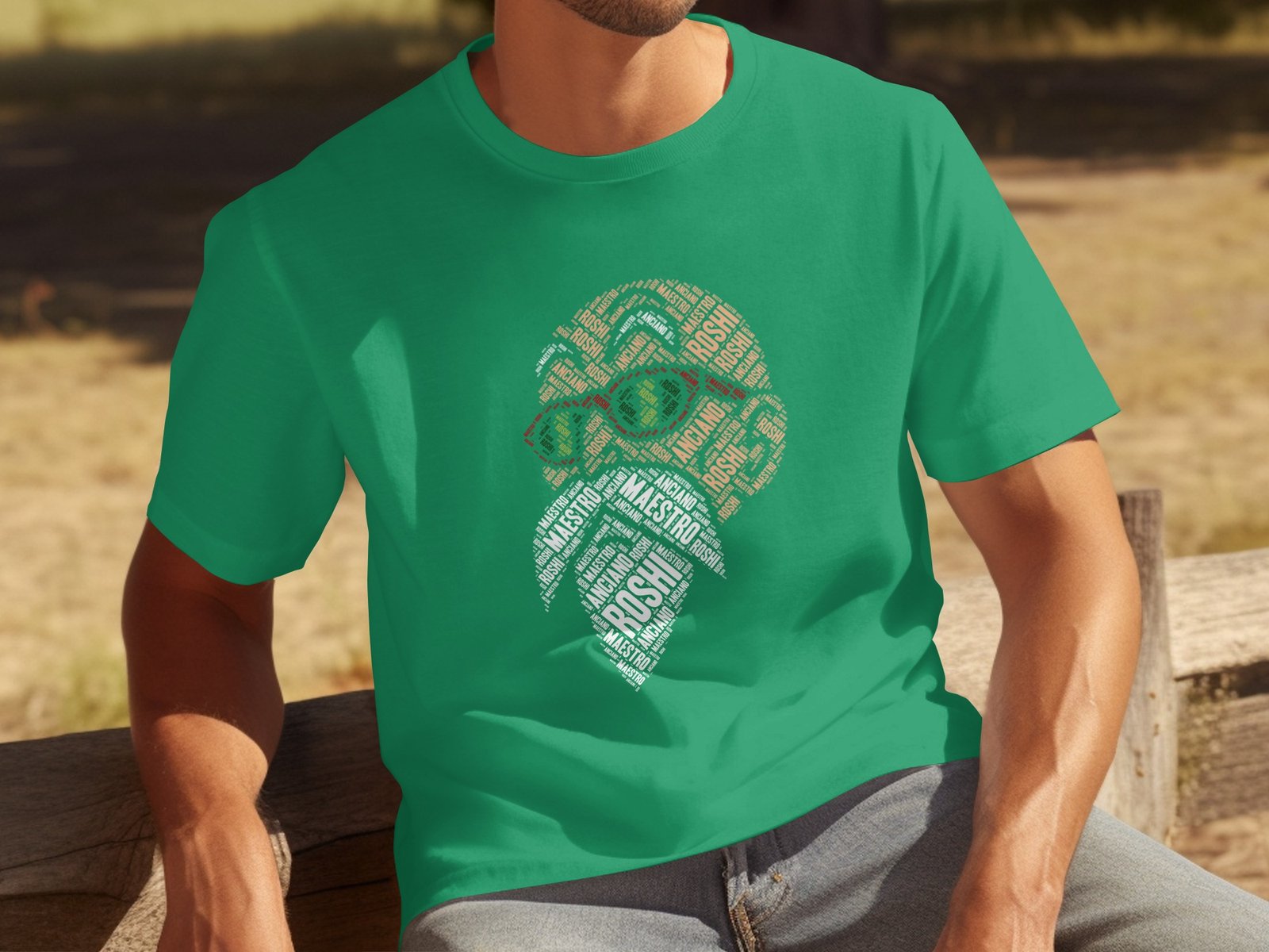 Roshi Typography Graphic T-Shirt - Image 14