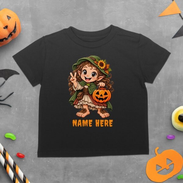 Cute Fantasy Halfling Halloween T-Shirt