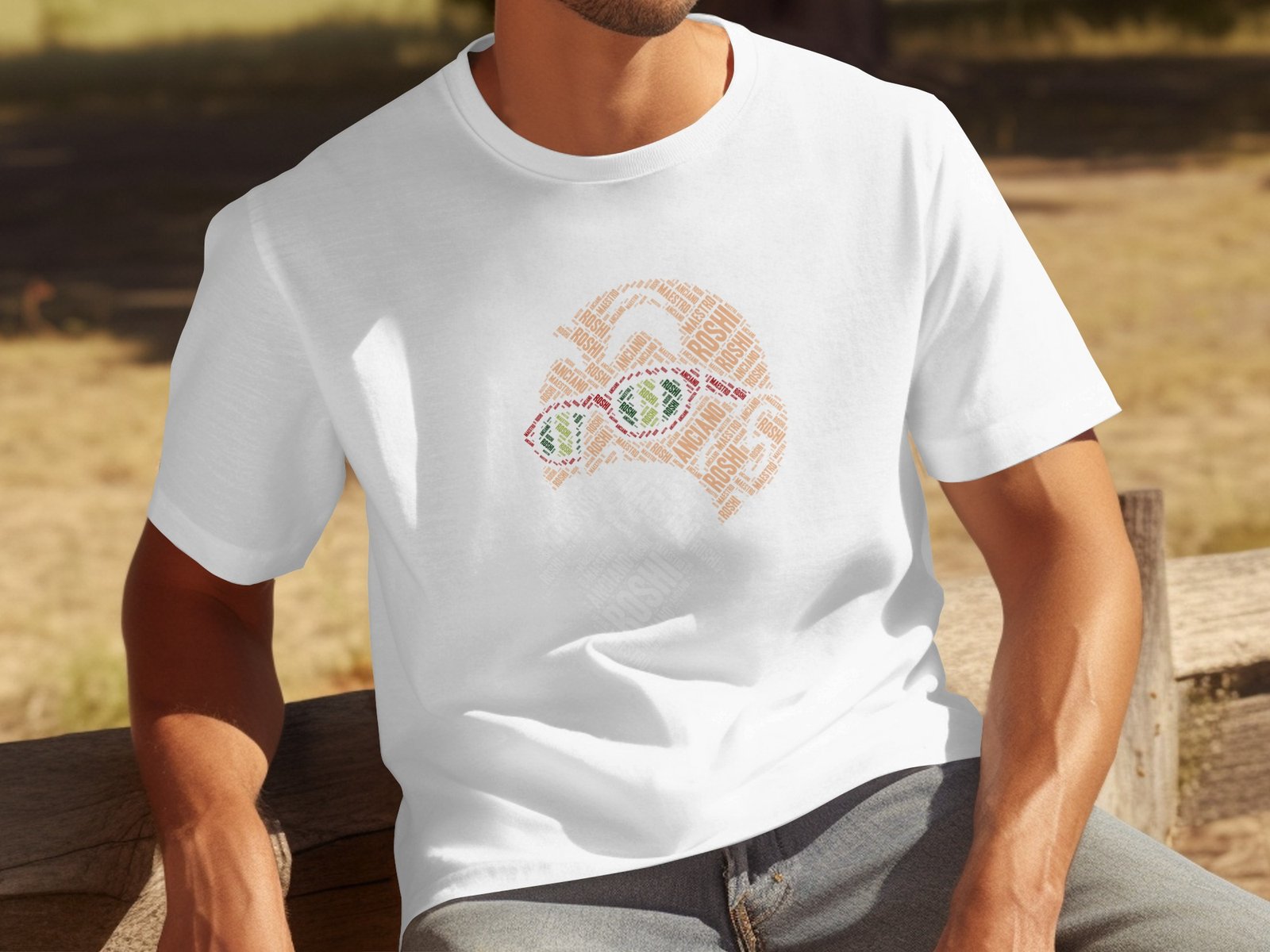 Roshi Typography Graphic T-Shirt - Image 6