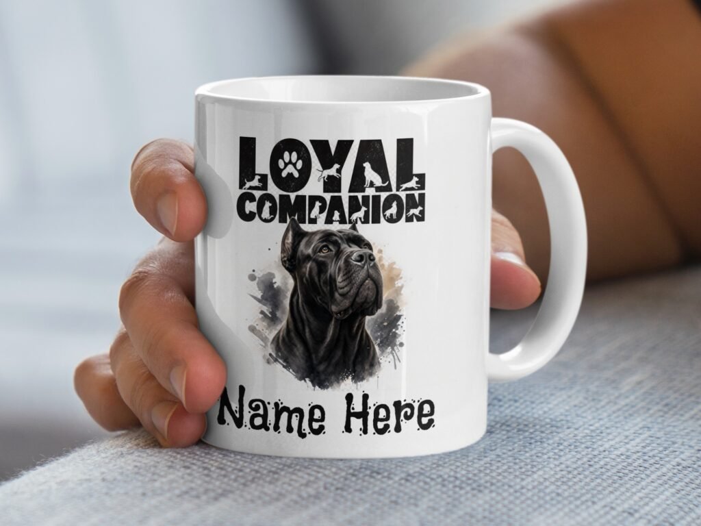 Custom Cane Corso Loyal Companion Mug
