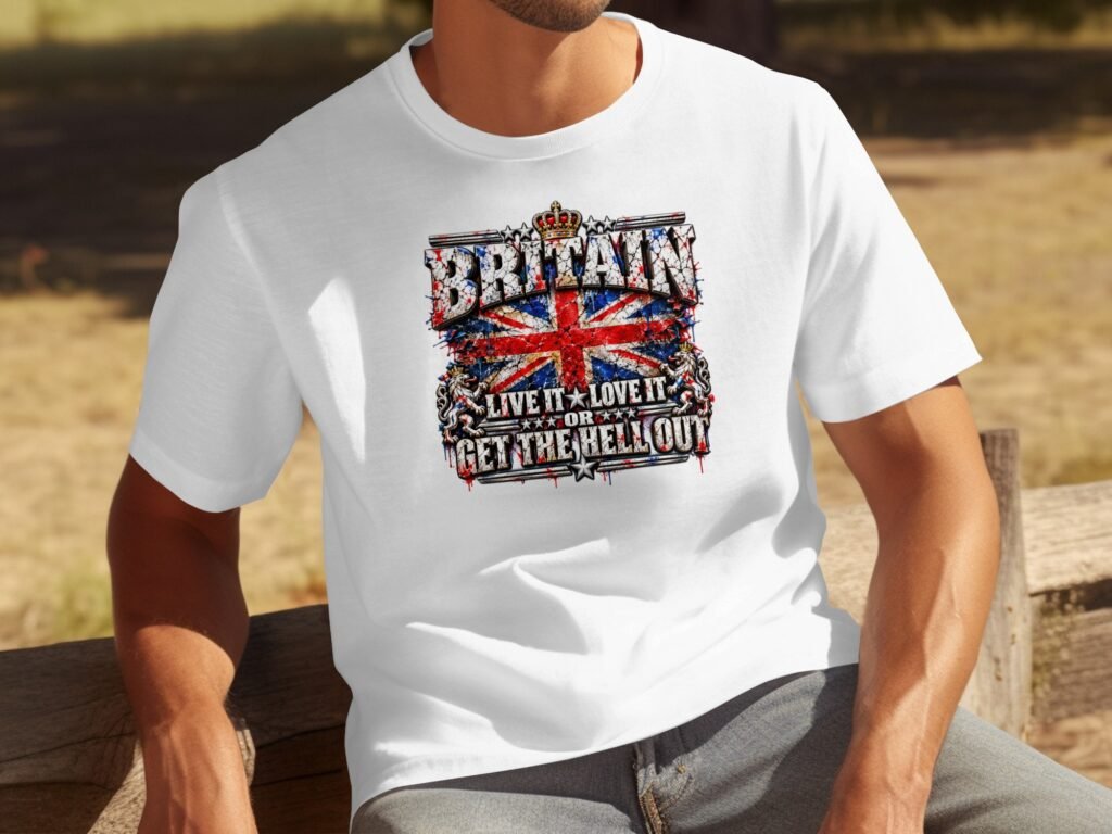 Britain Live It Love It Graphic T-Shirt