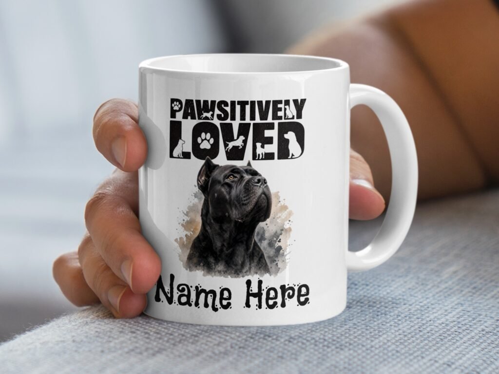 Personalized Cane Corso Dog Coffee Mug