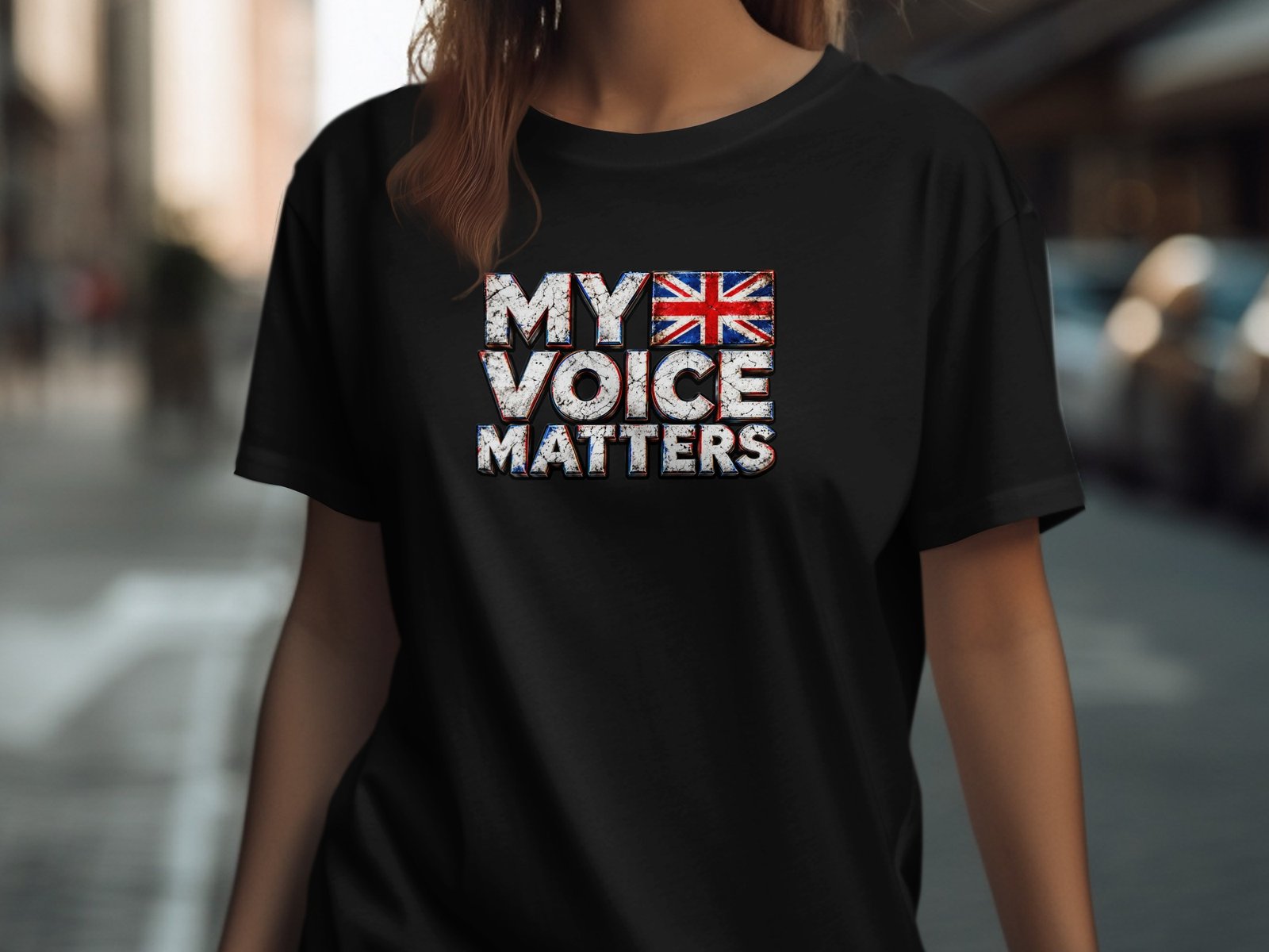 My Voice Matters UK Flag T-Shirt - Image 4