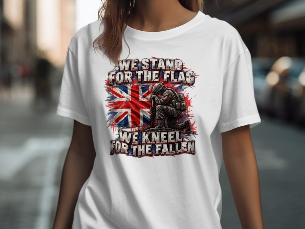 We Stand For The Flag Kneel For The Fallen T Shirt