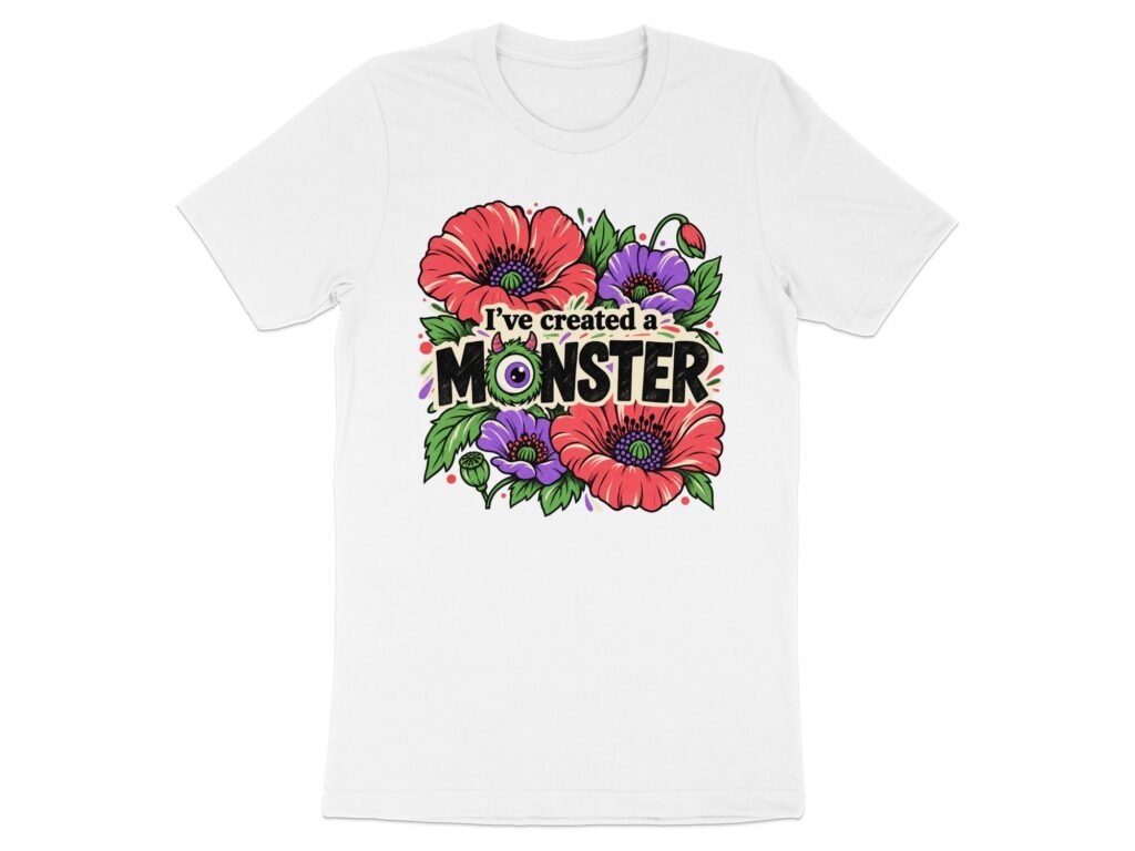I've Created a Monster Floral Graphic T-Shirt