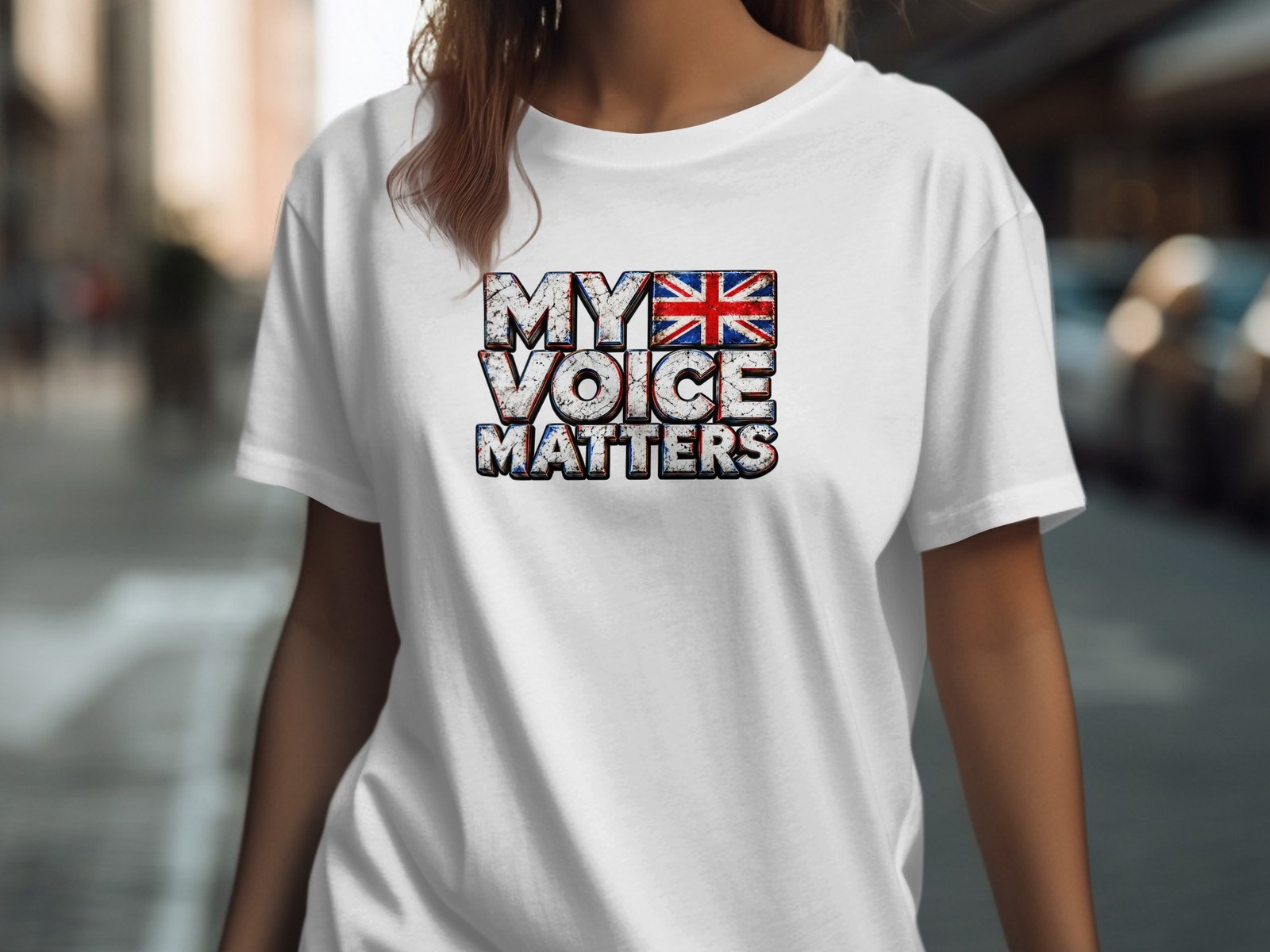 My Voice Matters UK Flag T-Shirt - Image 2