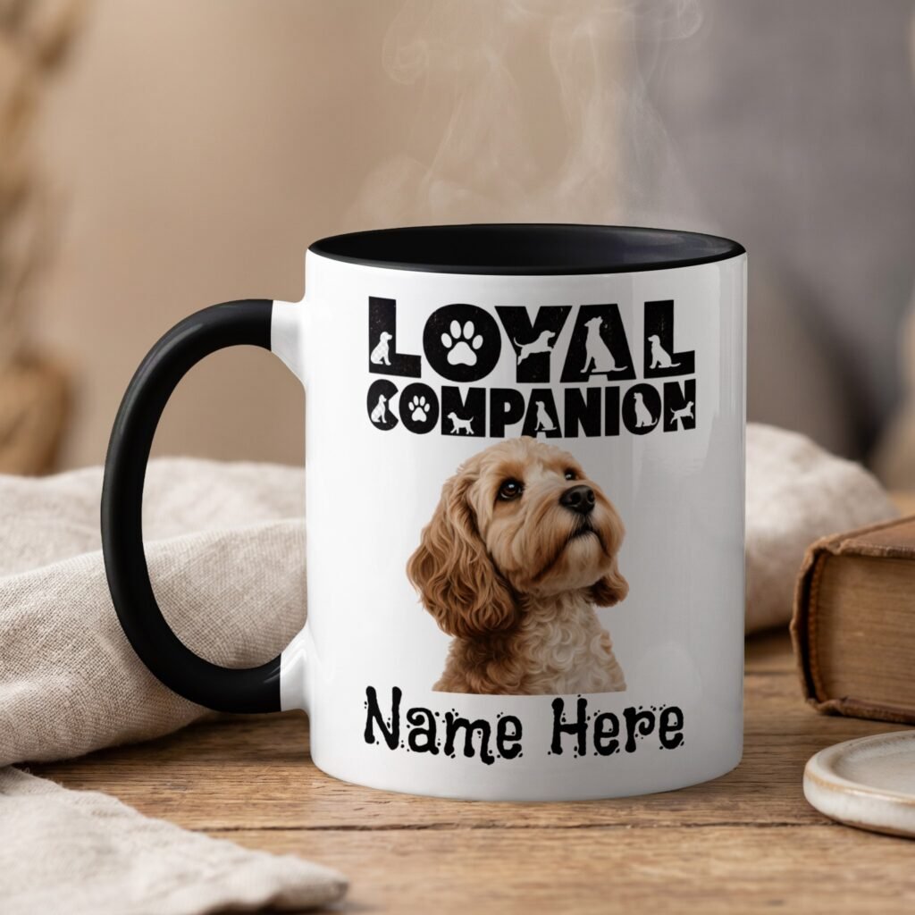 Personalized Loyal Companion Dog Coffee Mug