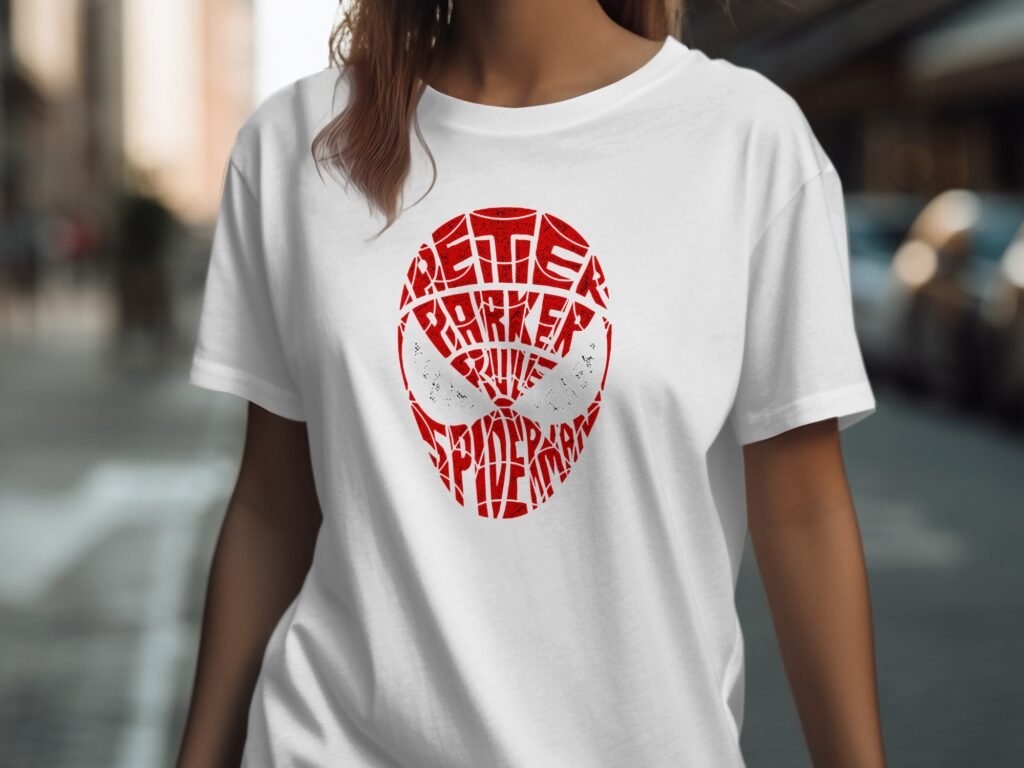 Typography Mask Graphic T-Shirt