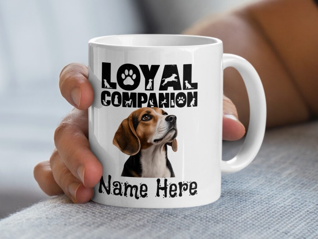 Personalized Beagle Loyal Companion Coffee Mug