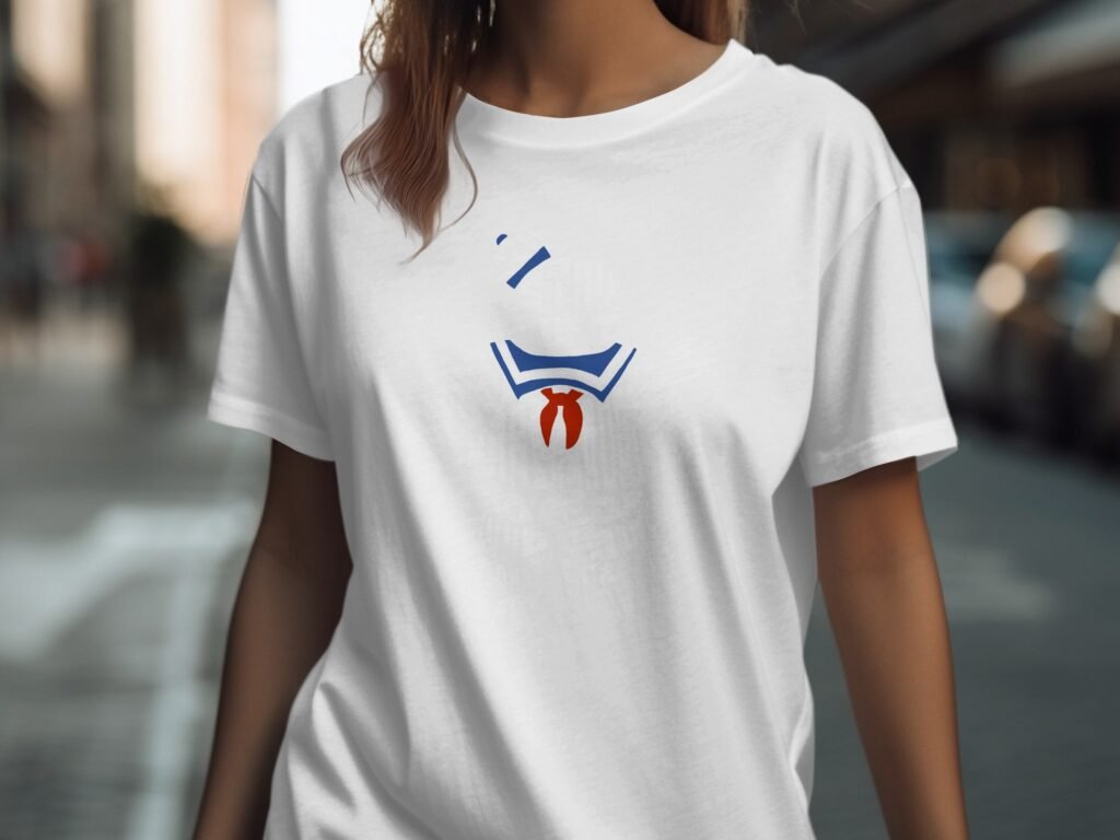 Marshmallow Man Typography T-Shirt