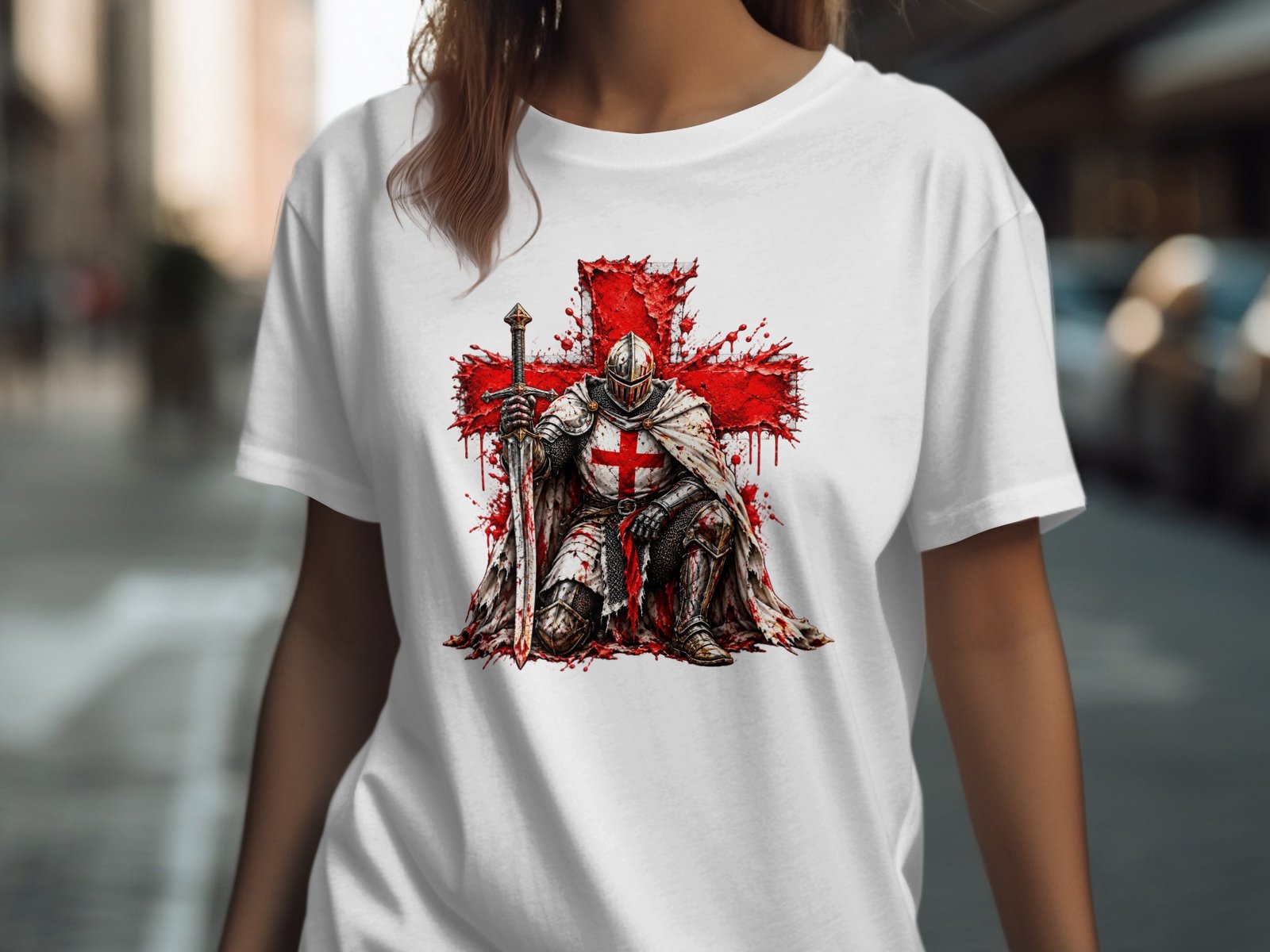 Knights Templar Crusader T Shirt
