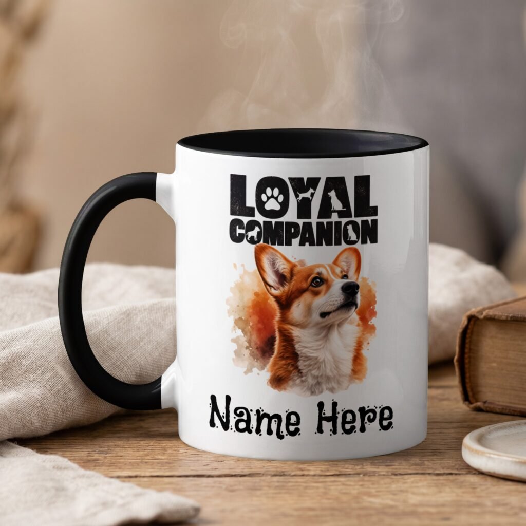 Custom Corgi Loyal Companion Coffee Mug