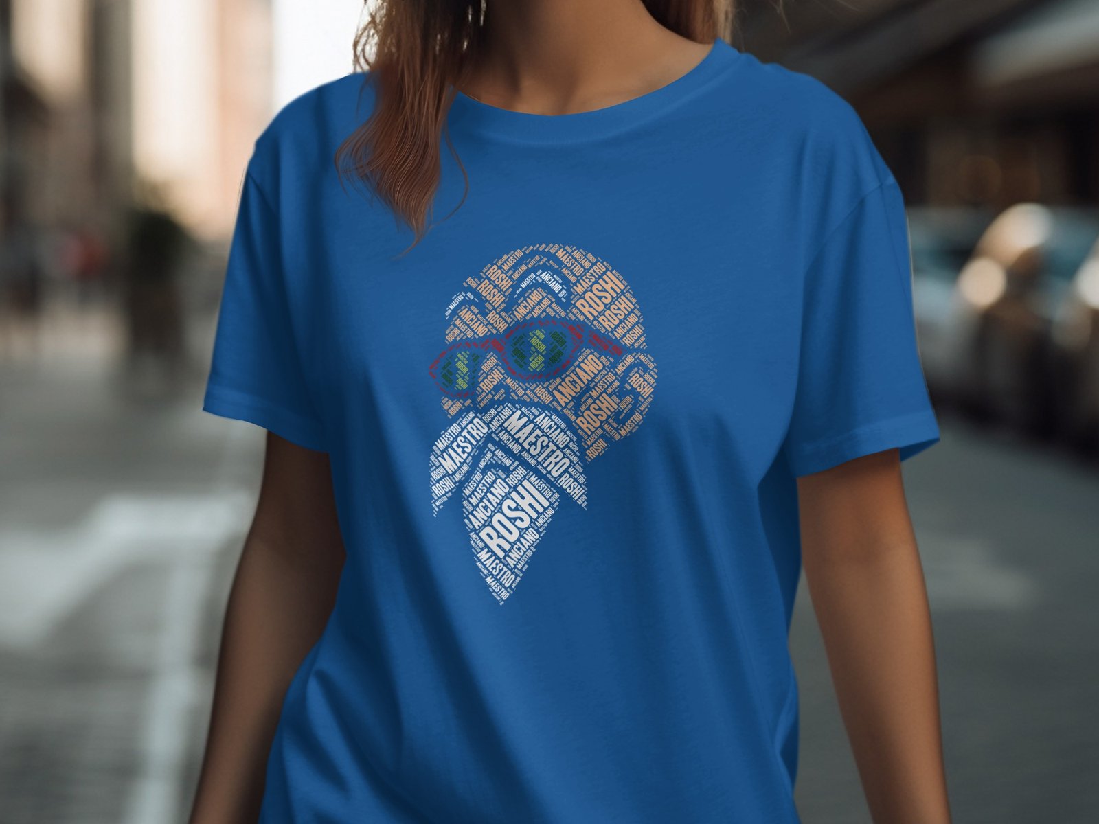 Roshi Typography Graphic T-Shirt - Image 3