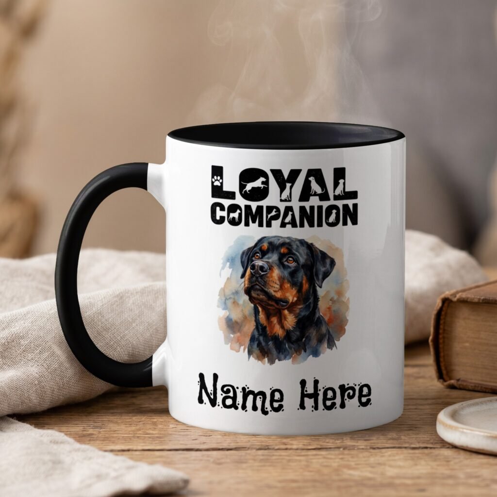 Personalized Rottweiler Loyal Companion Mug