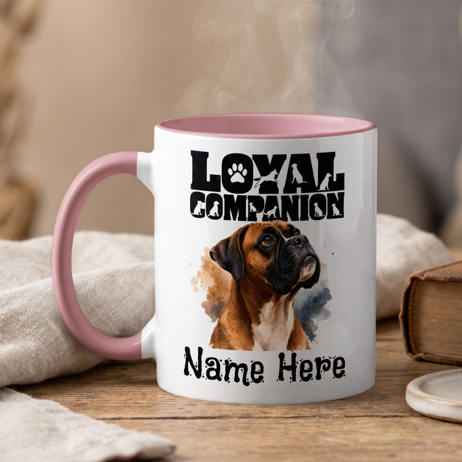Personalized Boxer Dog Loyal Companion Mug - Image 5