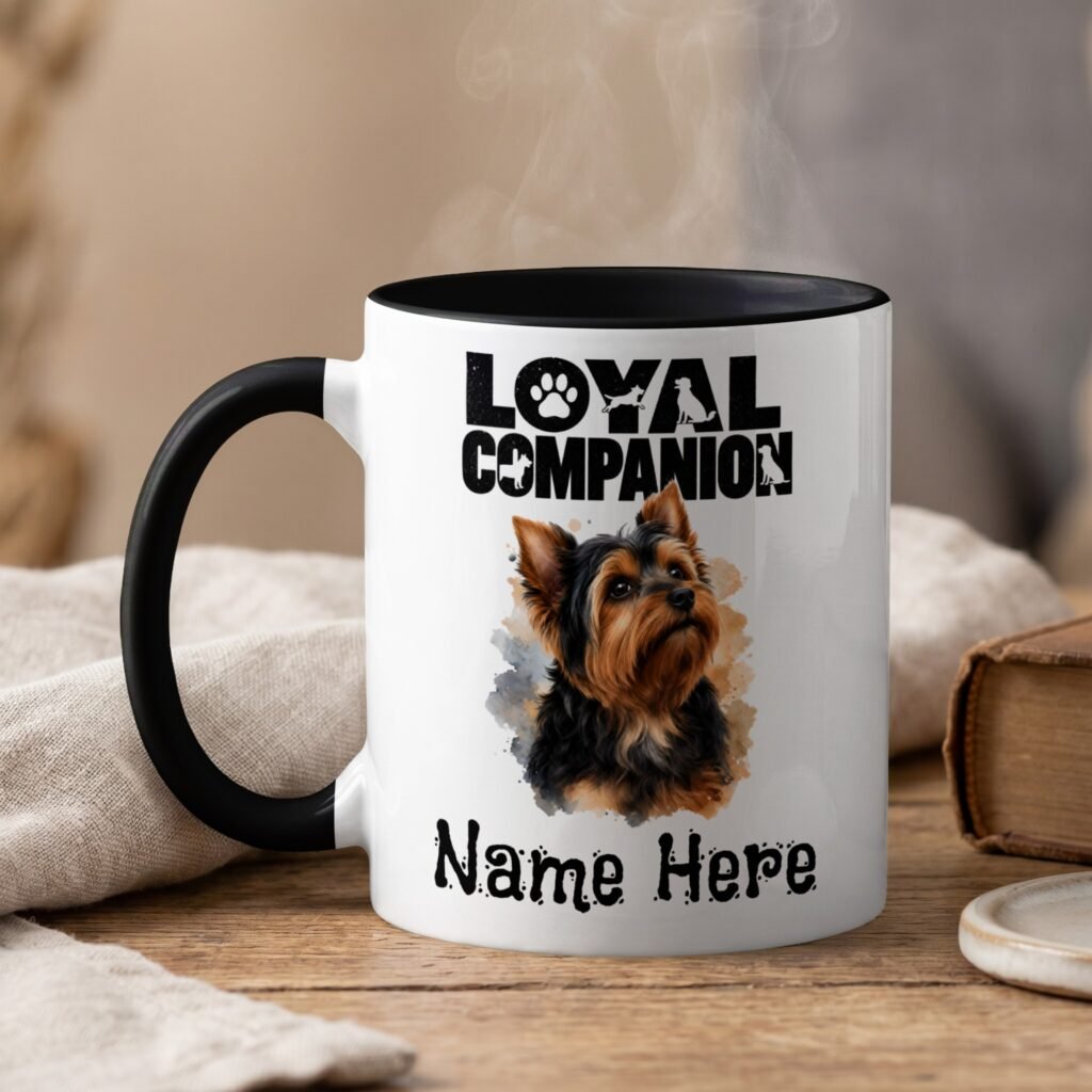 Custom Yorkie Loyal Companion Coffee Mug
