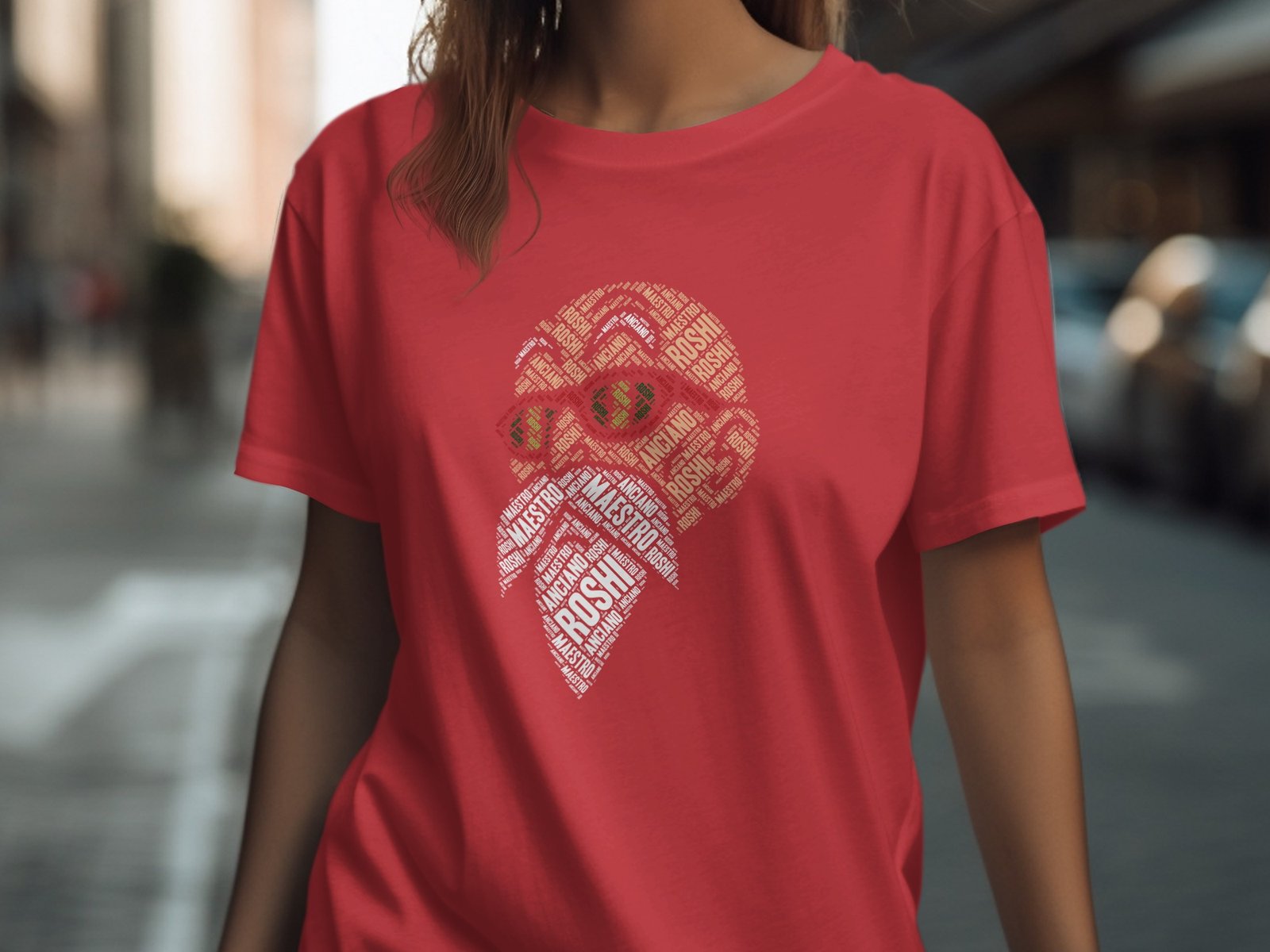 Roshi Typography Graphic T-Shirt - Image 2