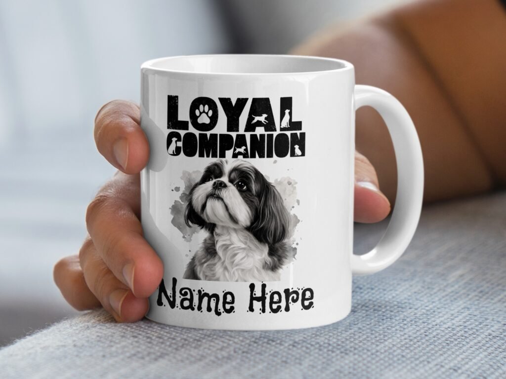 Custom Shih Tzu Loyal Companion Coffee Mug