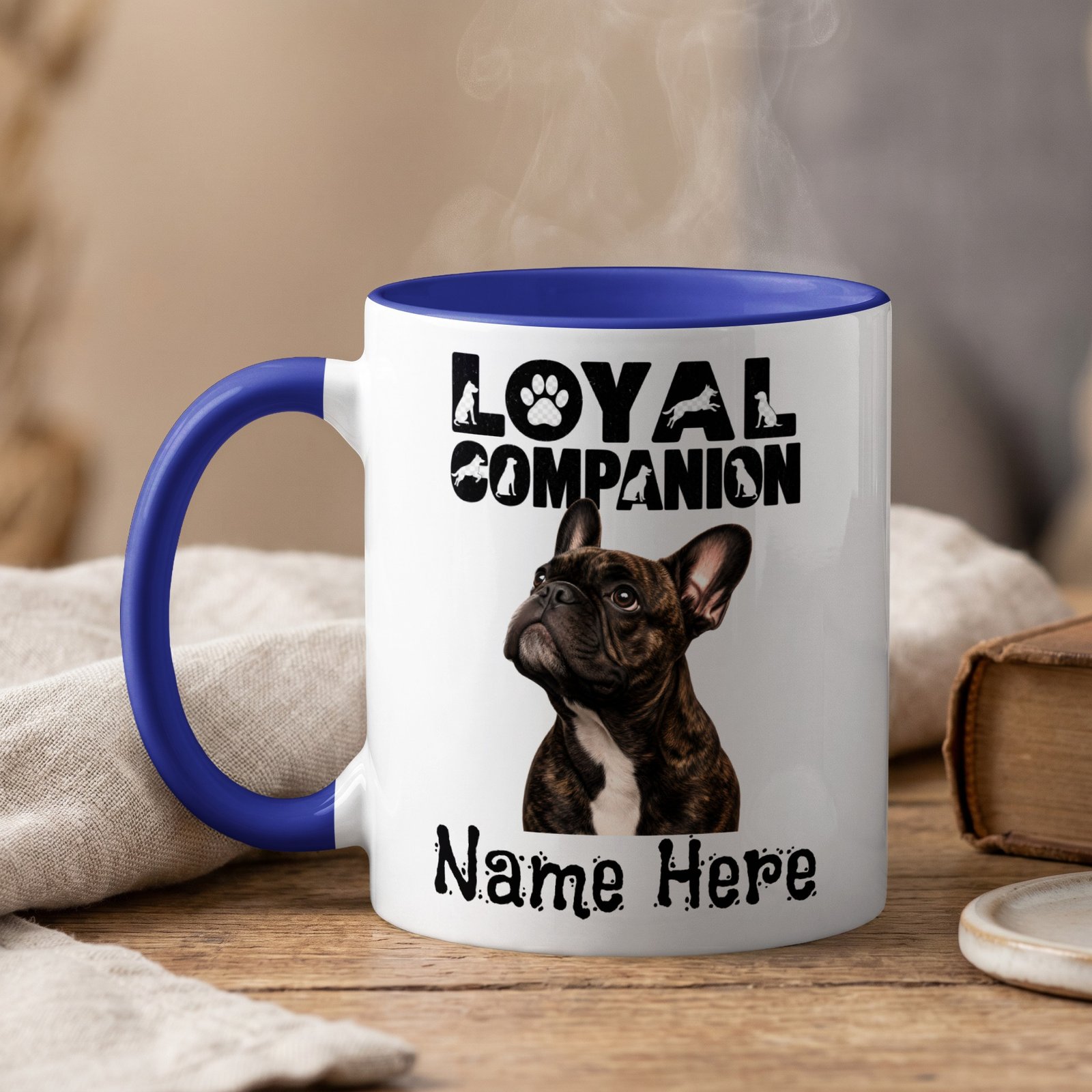 Loyal Companion French Bulldog Coffee Mug - Image 2