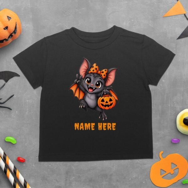 Cute Bat Peace Sign Halloween T-Shirt