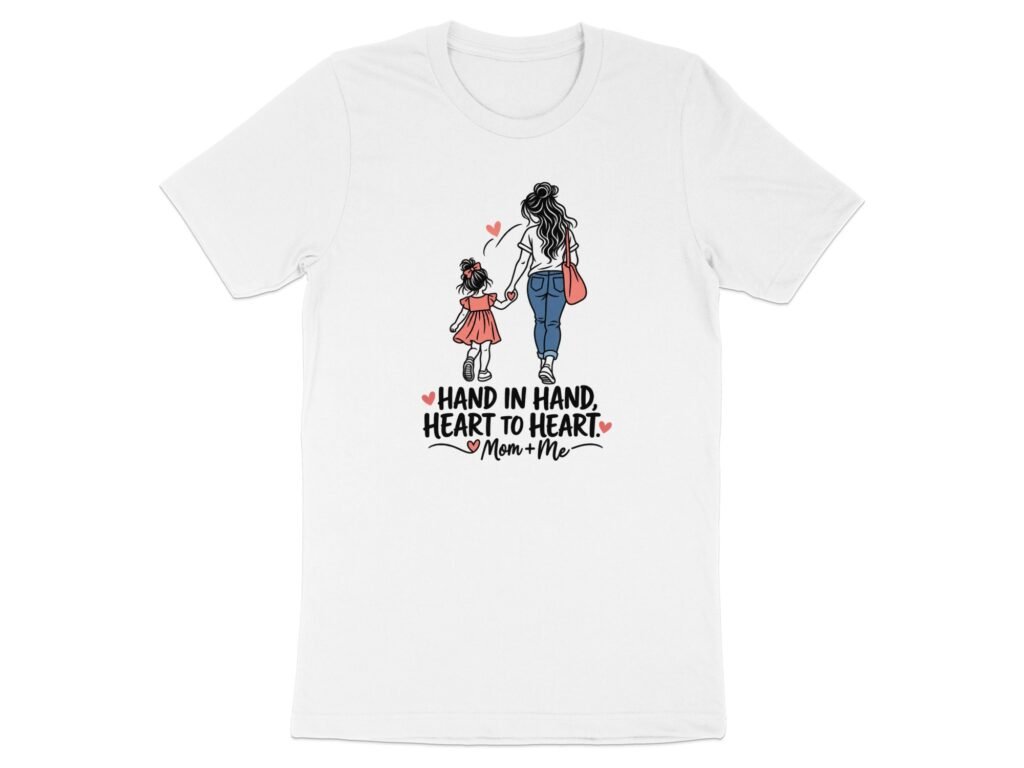 Hand in Hand Mom and Daughter T-Shirt