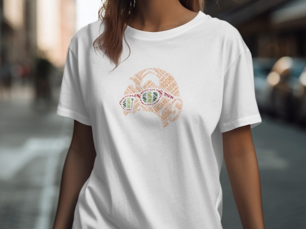 Roshi Typography Graphic T-Shirt