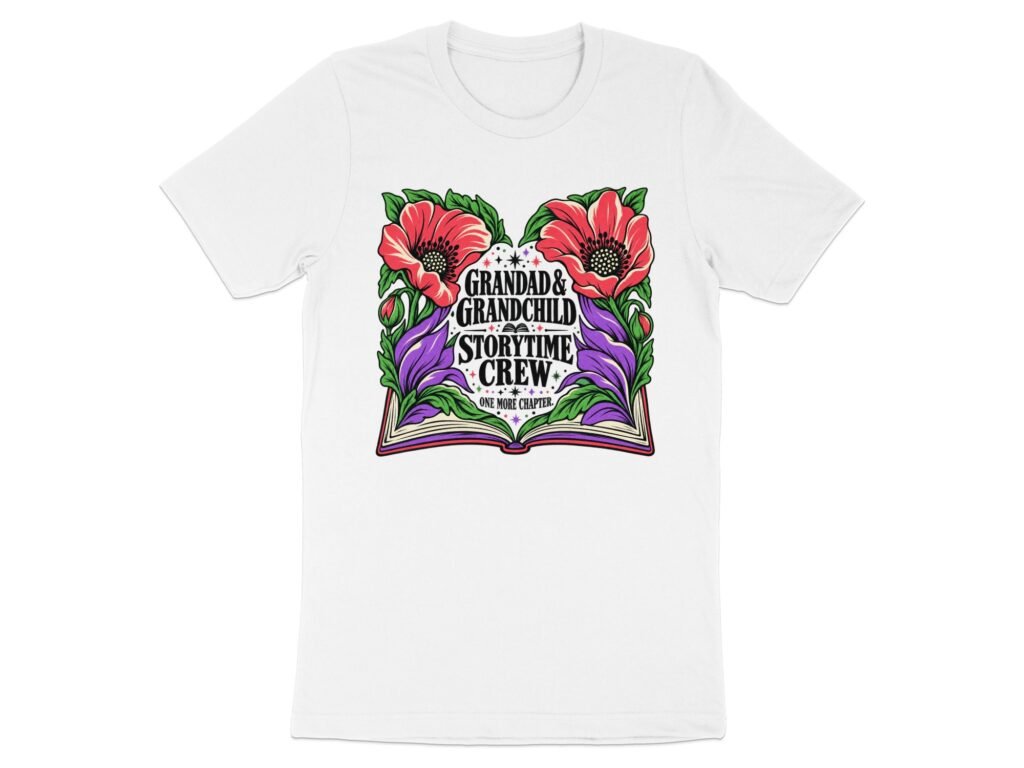 Grandad & Grandchild Storytime Crew T-Shirt