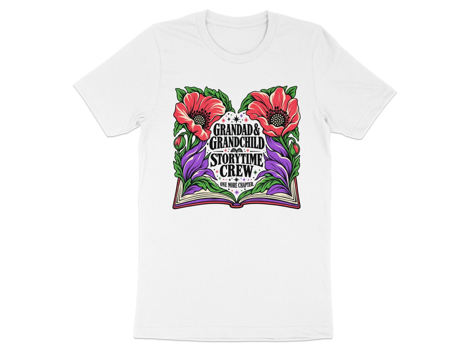 Grandad & Grandchild Storytime Crew T-Shirt