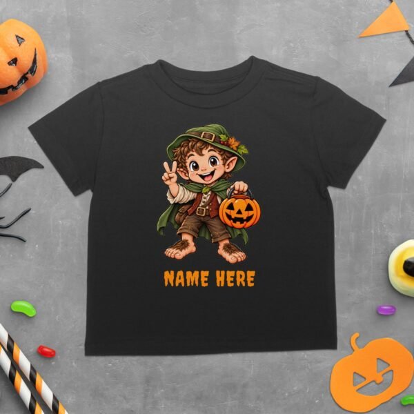 Cute Fantasy Halfling Halloween T-Shirt