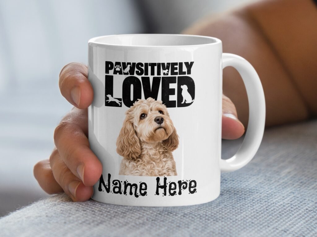 Pawsitively Loved Custom Dog Coffee Mug
