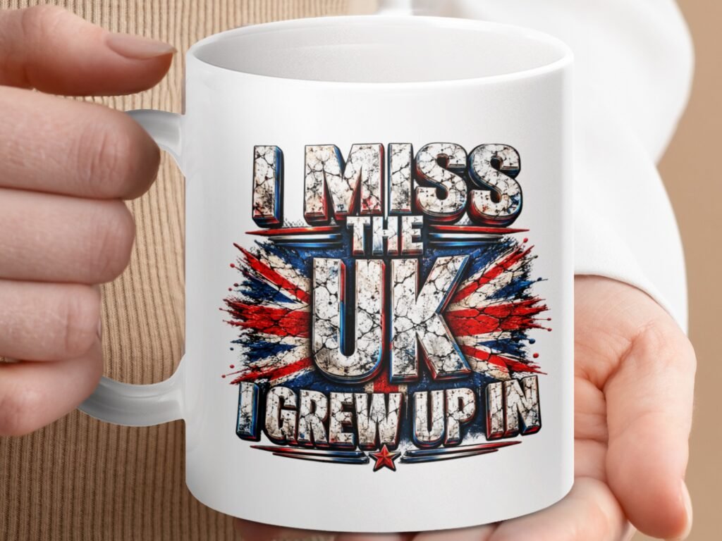 I Miss The UK British Flag Coffee Mug