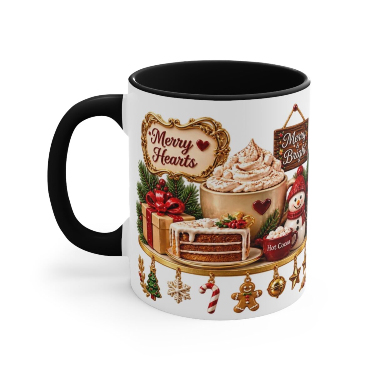 Merry & Bright Christmas Hot Cocoa Mug