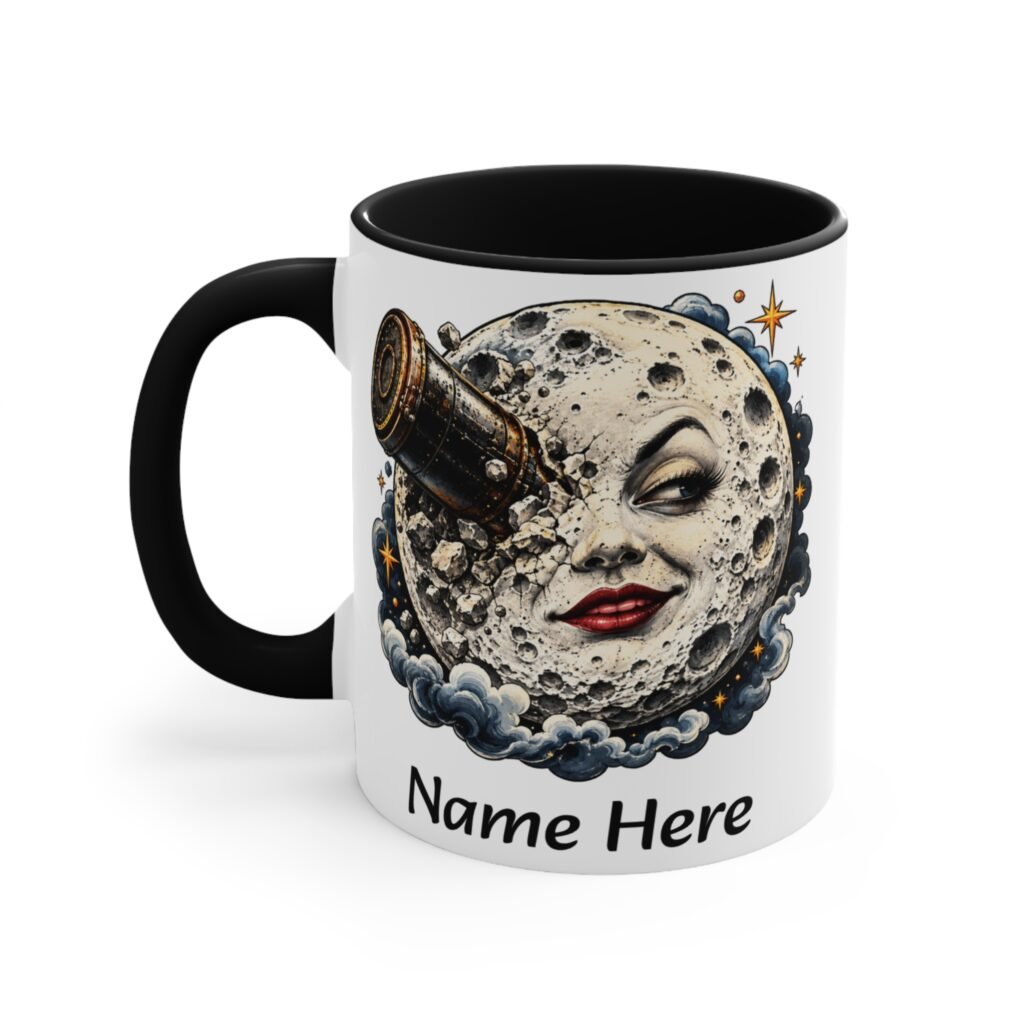 Vintage A Trip to the Moon Ceramic Mug