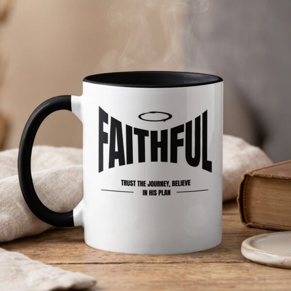 Faithful Trust The Journey Christian Coffee Mug