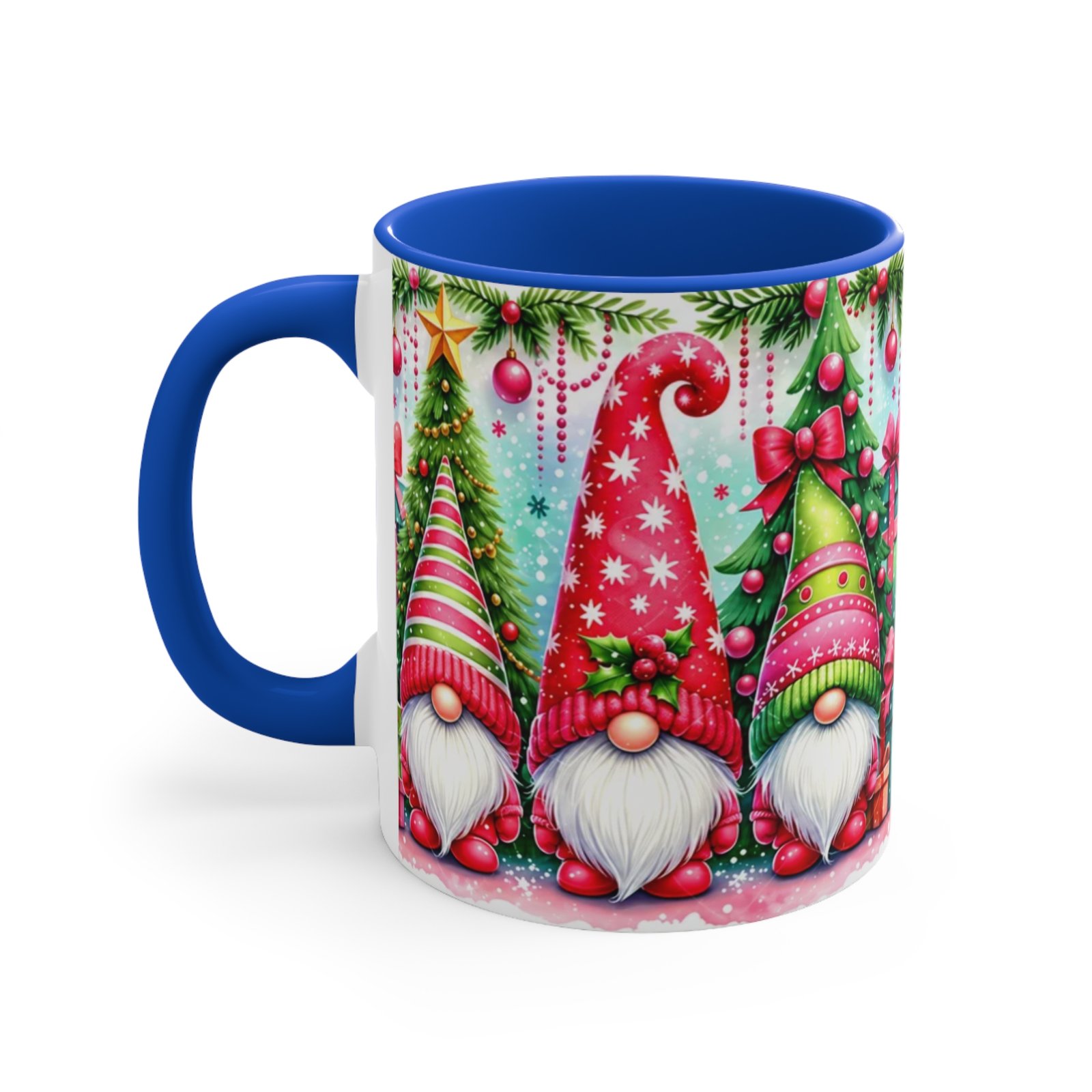 Nordic Christmas Gnomes Holiday Coffee Mug - Image 2