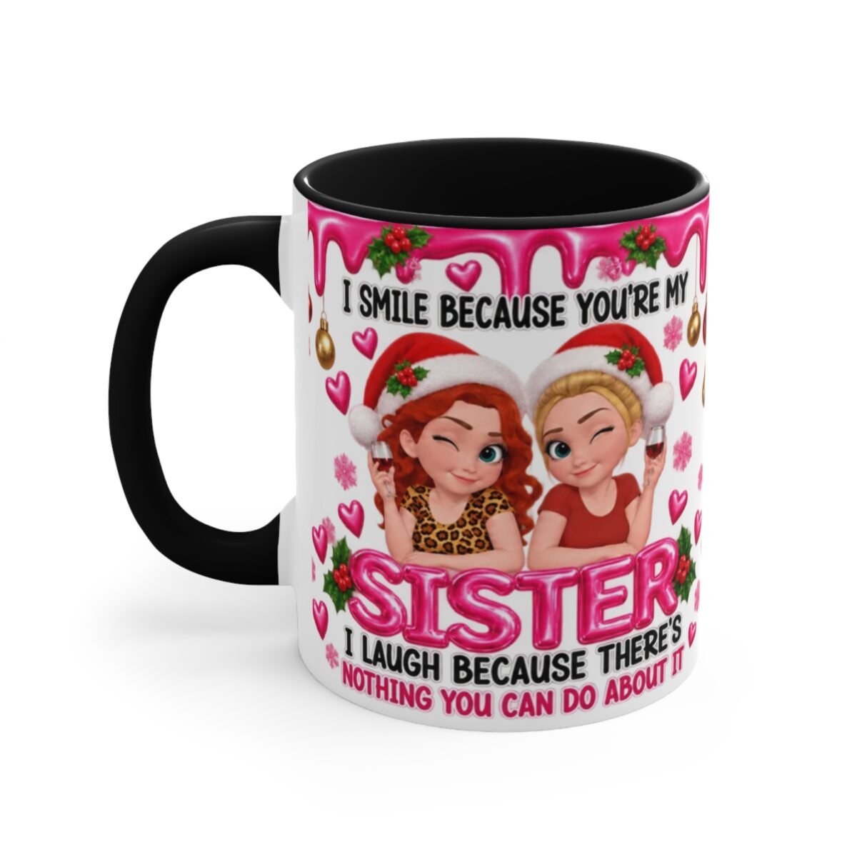 Funny Sister Christmas Mug & Glassware Gift