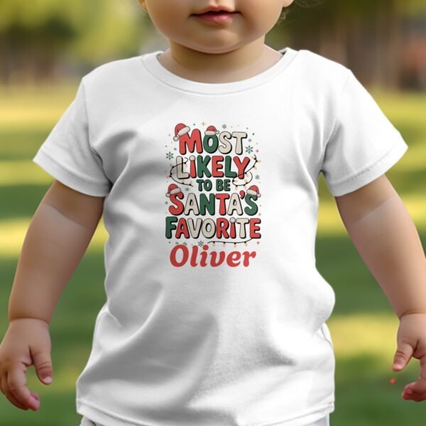 Most Likely to Be Santa's Favorite Christmas T-Shirt