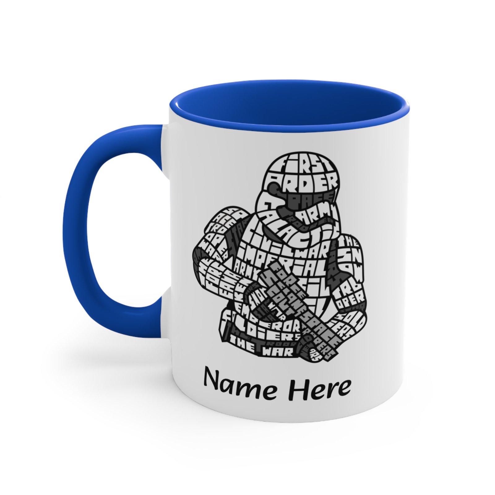 Custom Galactic Trooper Typography Mug - Image 2
