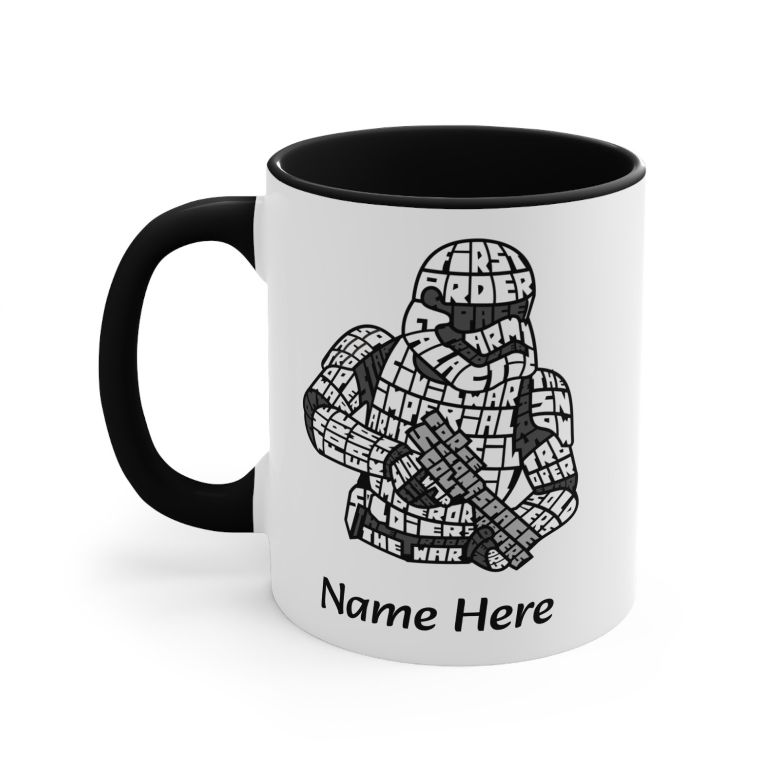Custom Galactic Trooper Typography Mug