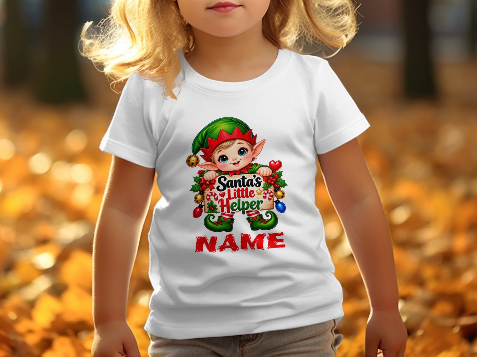 Santa's Little Helper Tee - Image 4