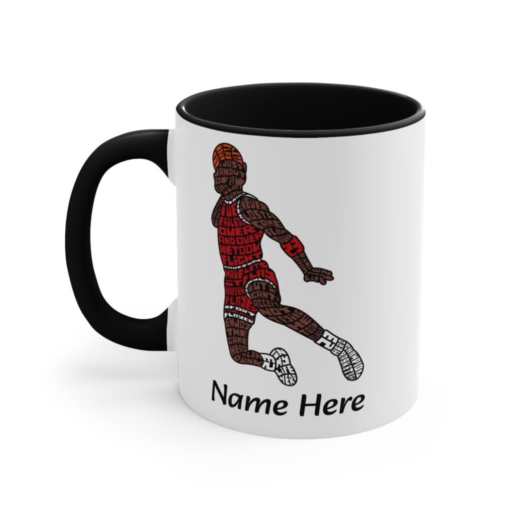 Basketball Legend Word Art Mug